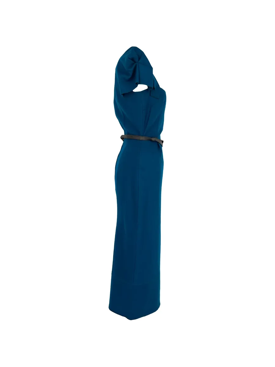 Galaxy belted midi dress 3