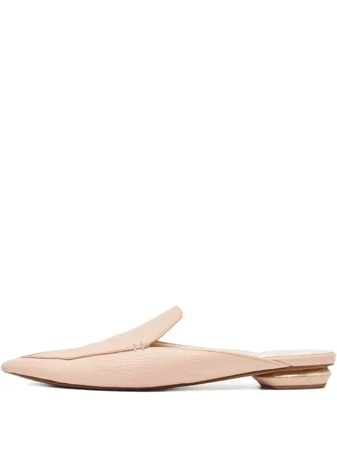 Pre-owned leather mules