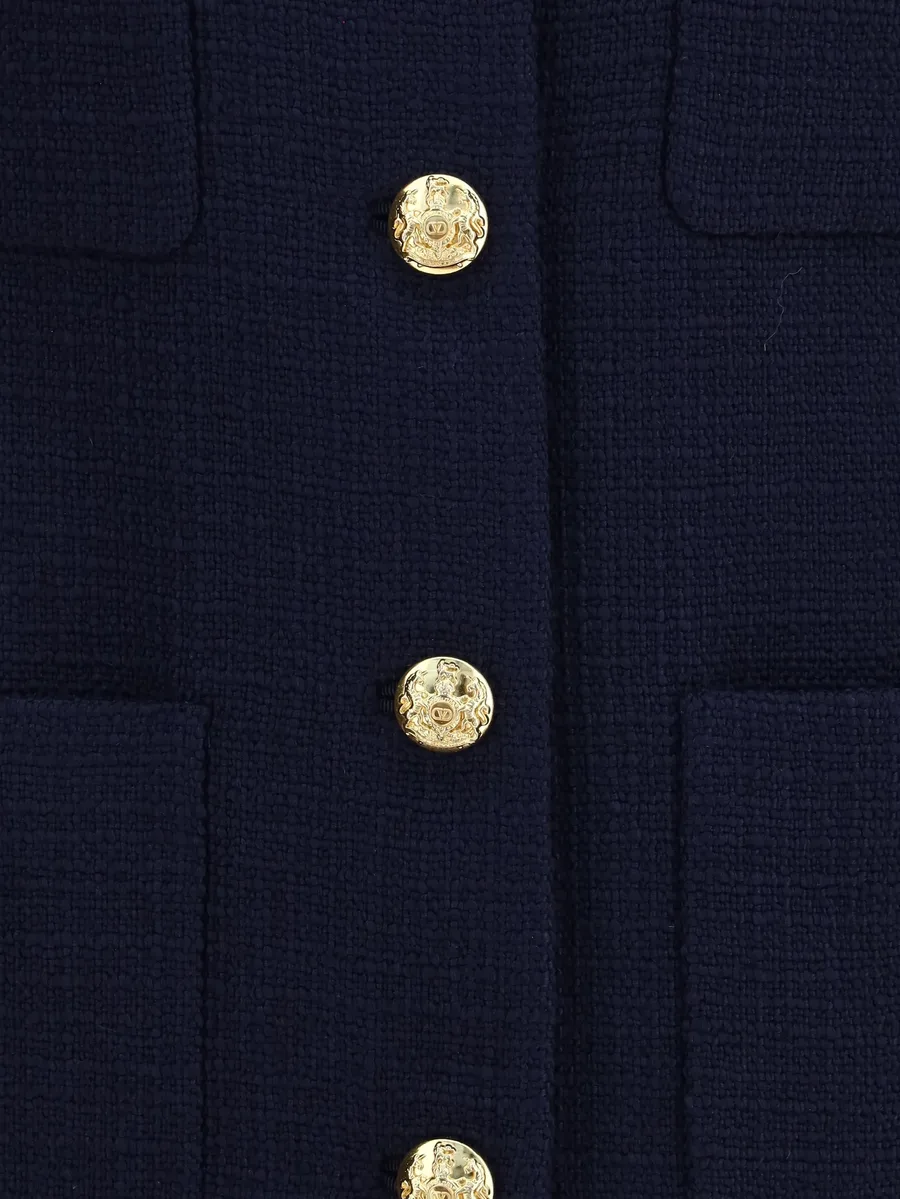 caban in plain wool tweed 3