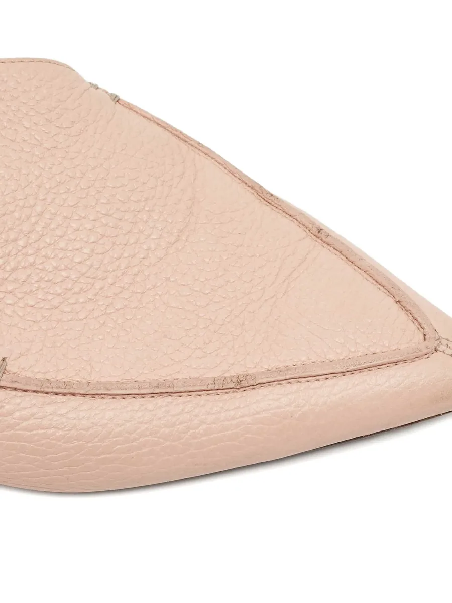 Pre-owned leather mules 9