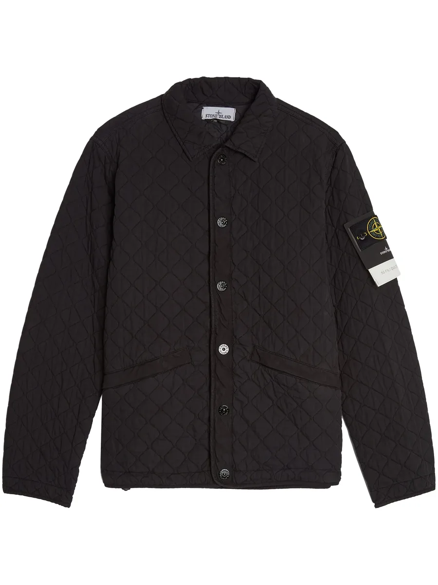 quilted press-stud bomber jacket 1