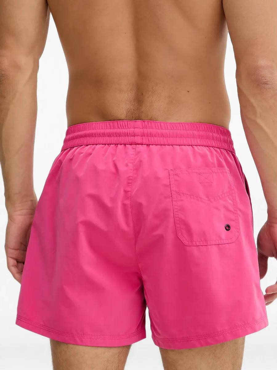logo-tape drawstring swim shorts 2