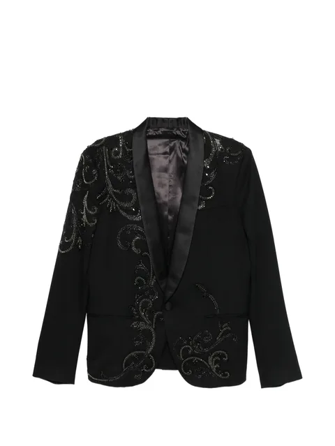 crystal-embellished blazer