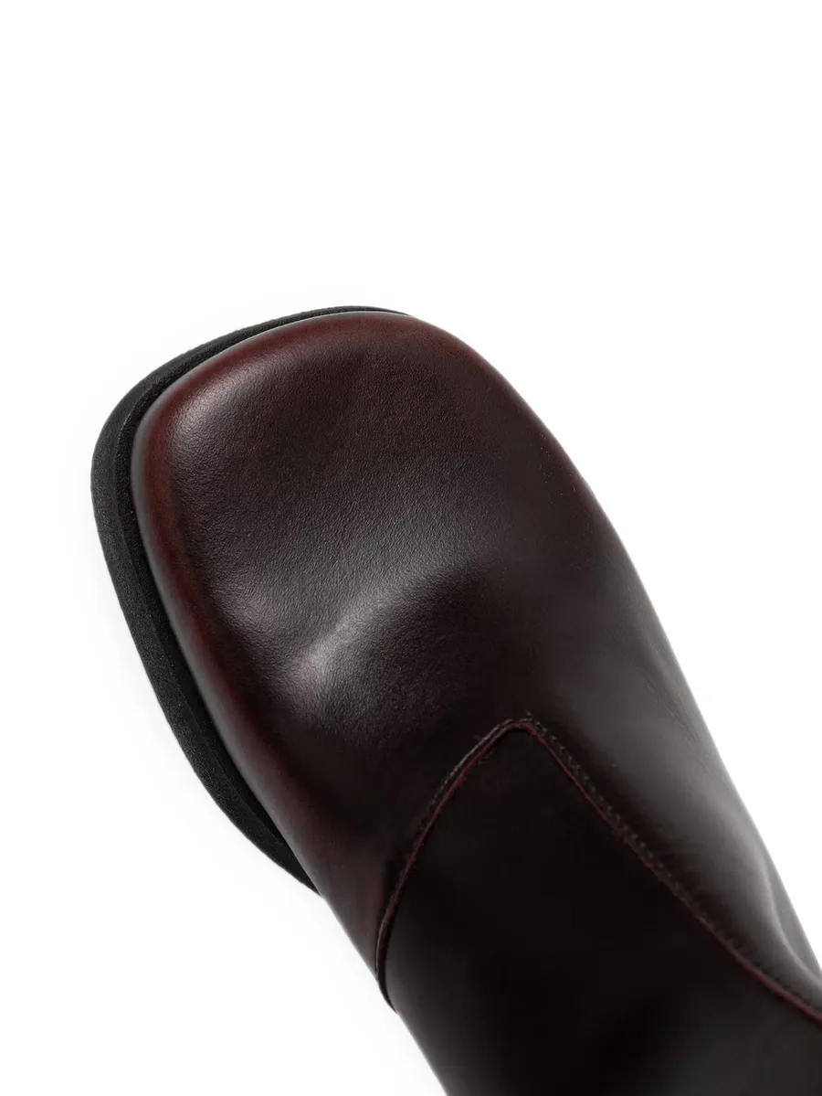 Brunildha square-toe knee-length boots 4