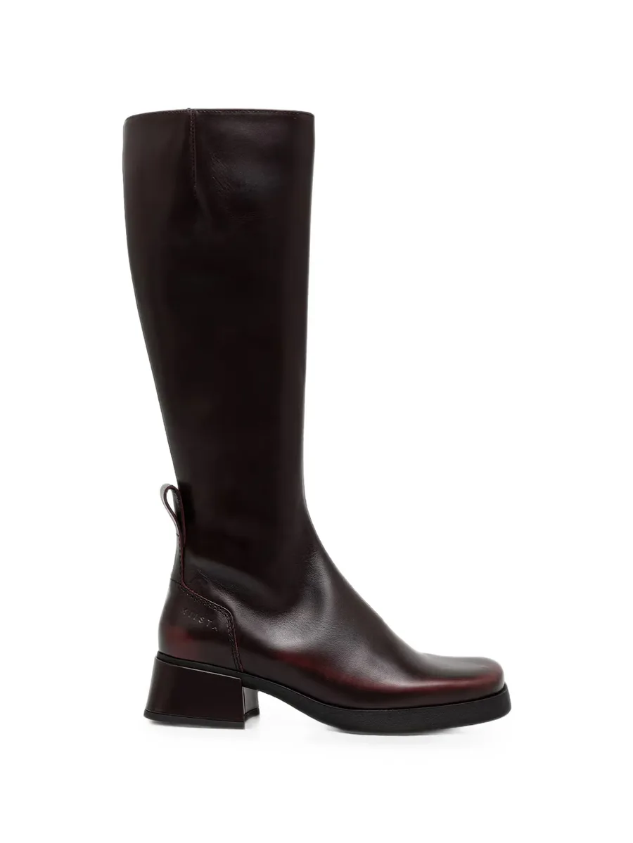 Brunildha square-toe knee-length boots 1