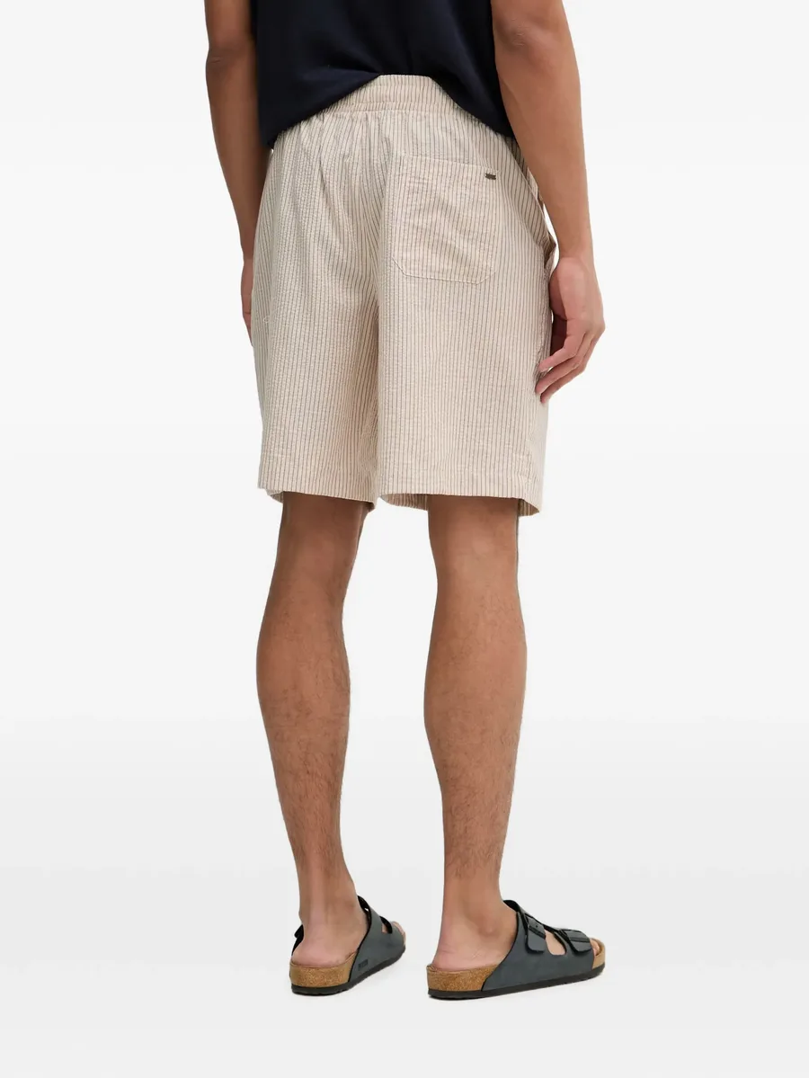 Dobby seersucker striped shorts 3
