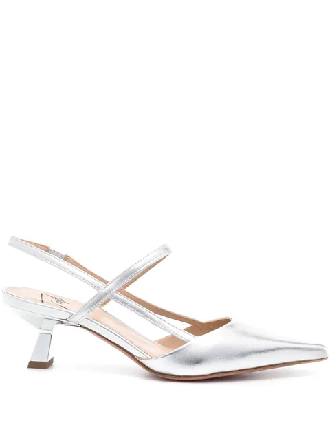 Amai metallic leather pumps
