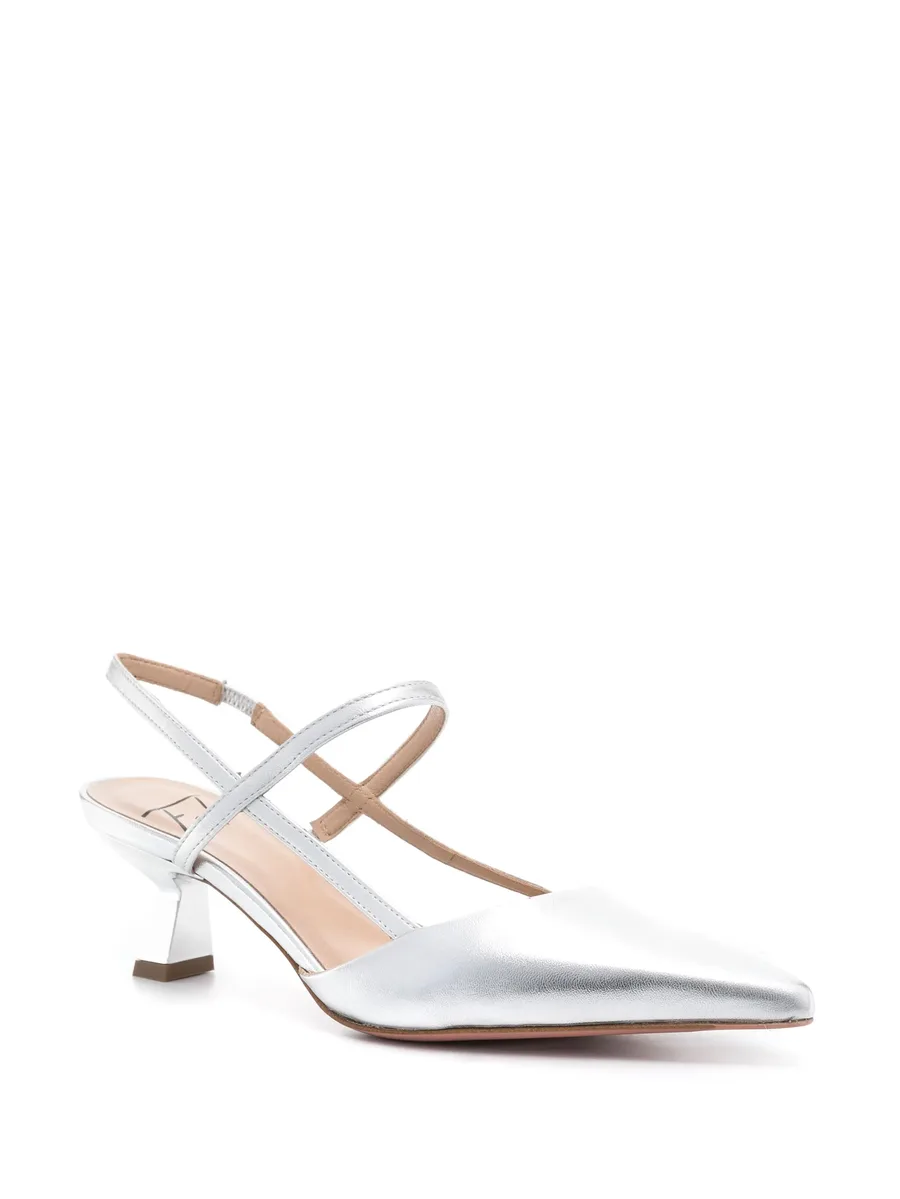 Amai metallic leather pumps 4