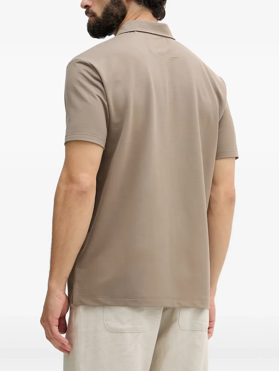 logo-embroidered short-sleeve polo shirt 3