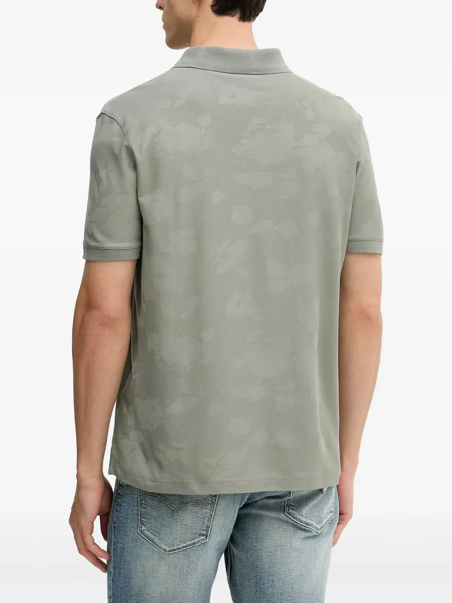 floral-print polo shirt 3