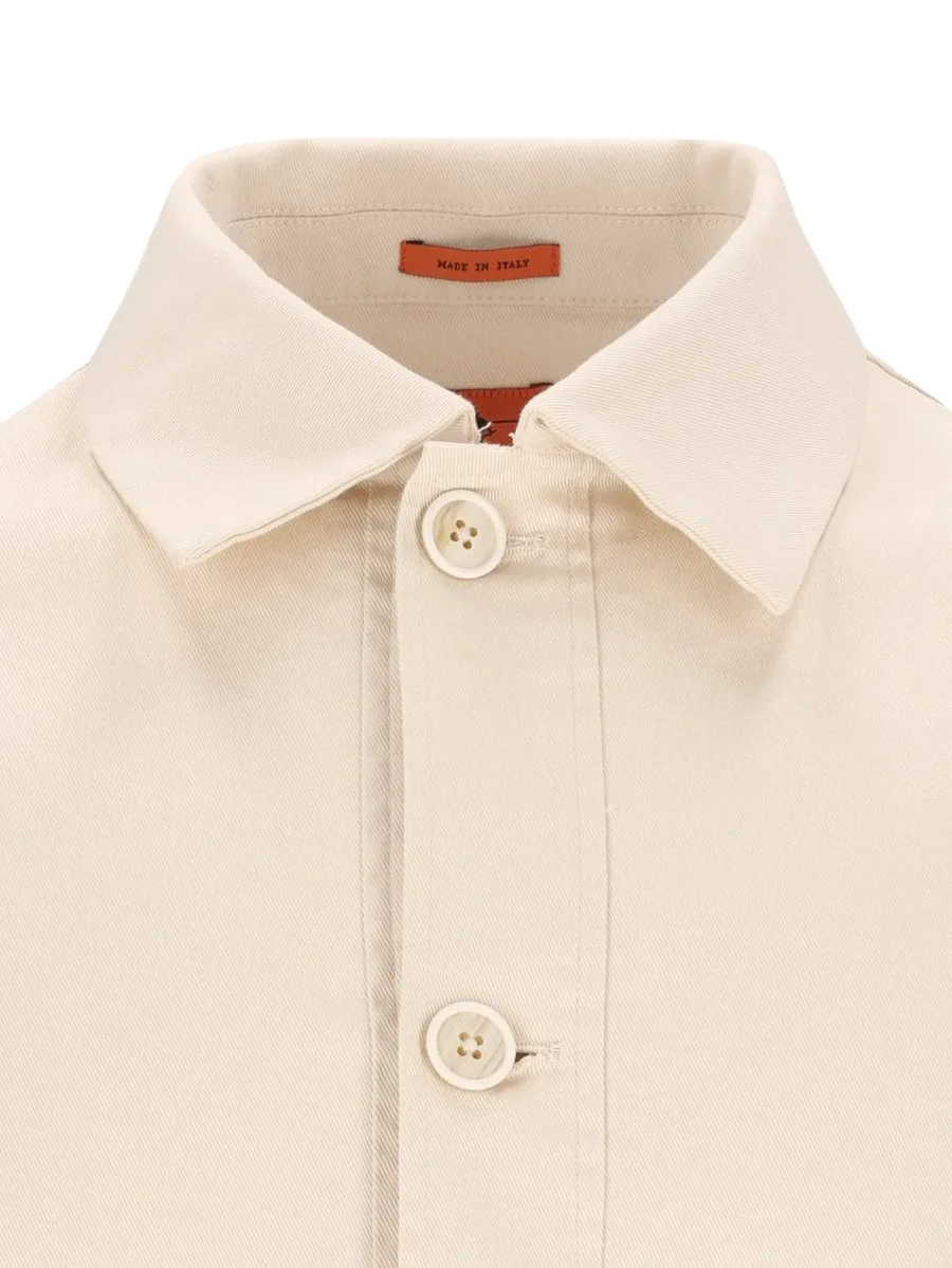 button-fastening overshirt 3