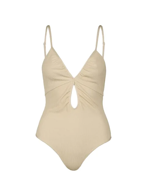 Sundown Dust cut-out swimsuit