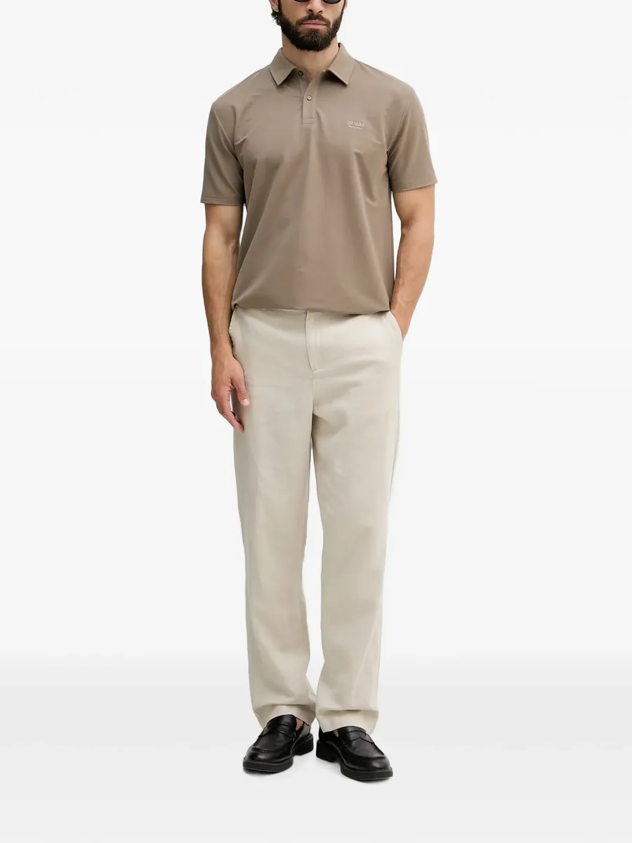 logo-embroidered short-sleeve polo shirt 2