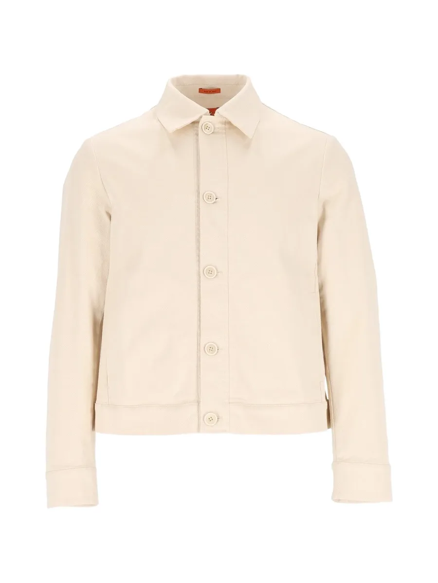 button-fastening overshirt 1