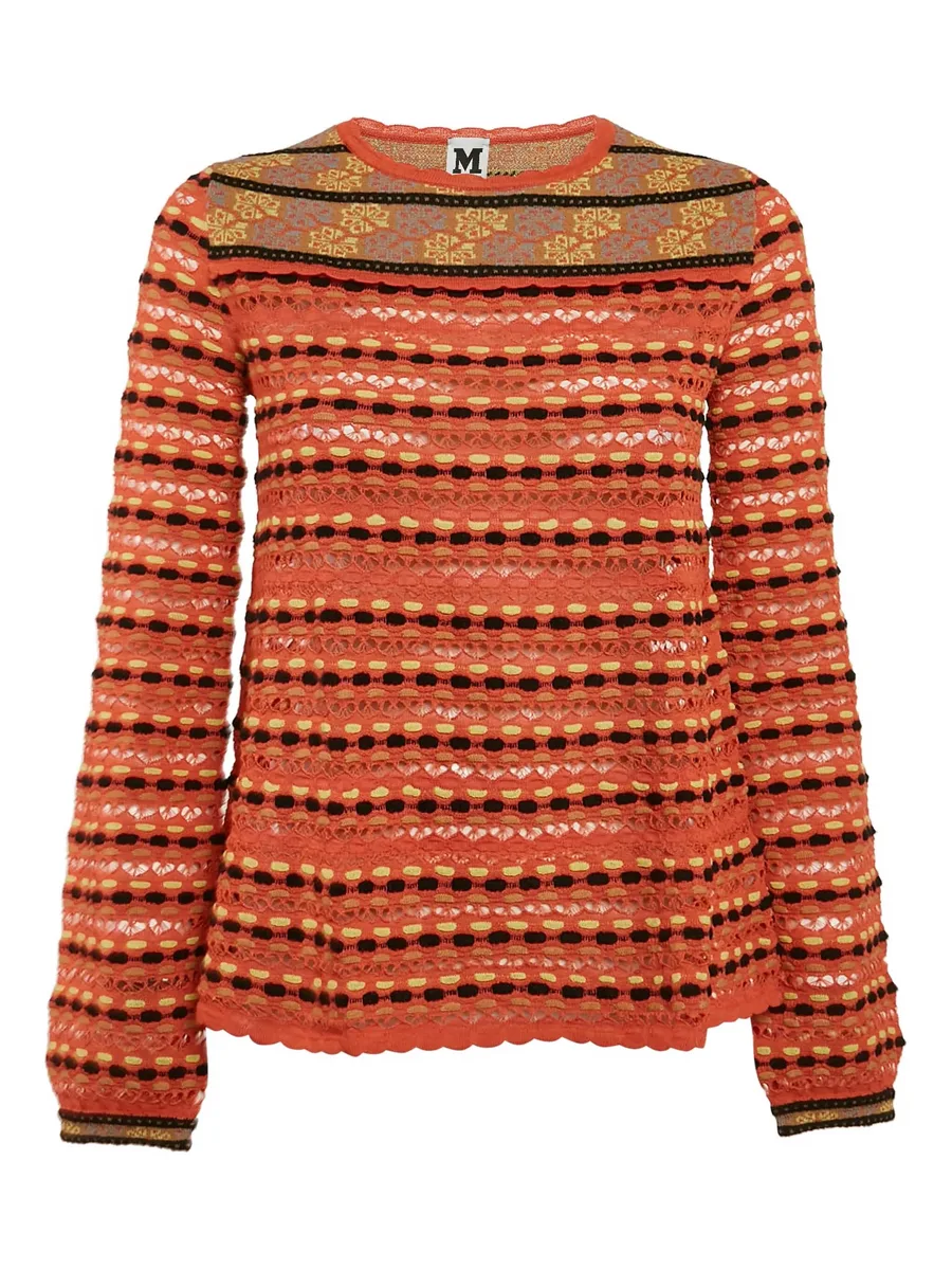 2024 pointelle-knit T-shirt 2