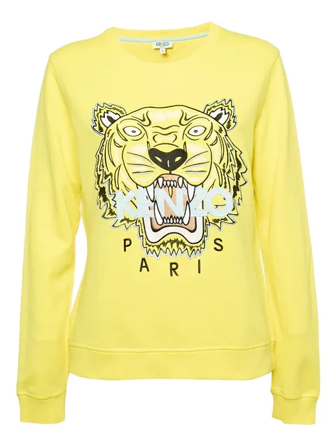 tiger-embroidery sweatshirt