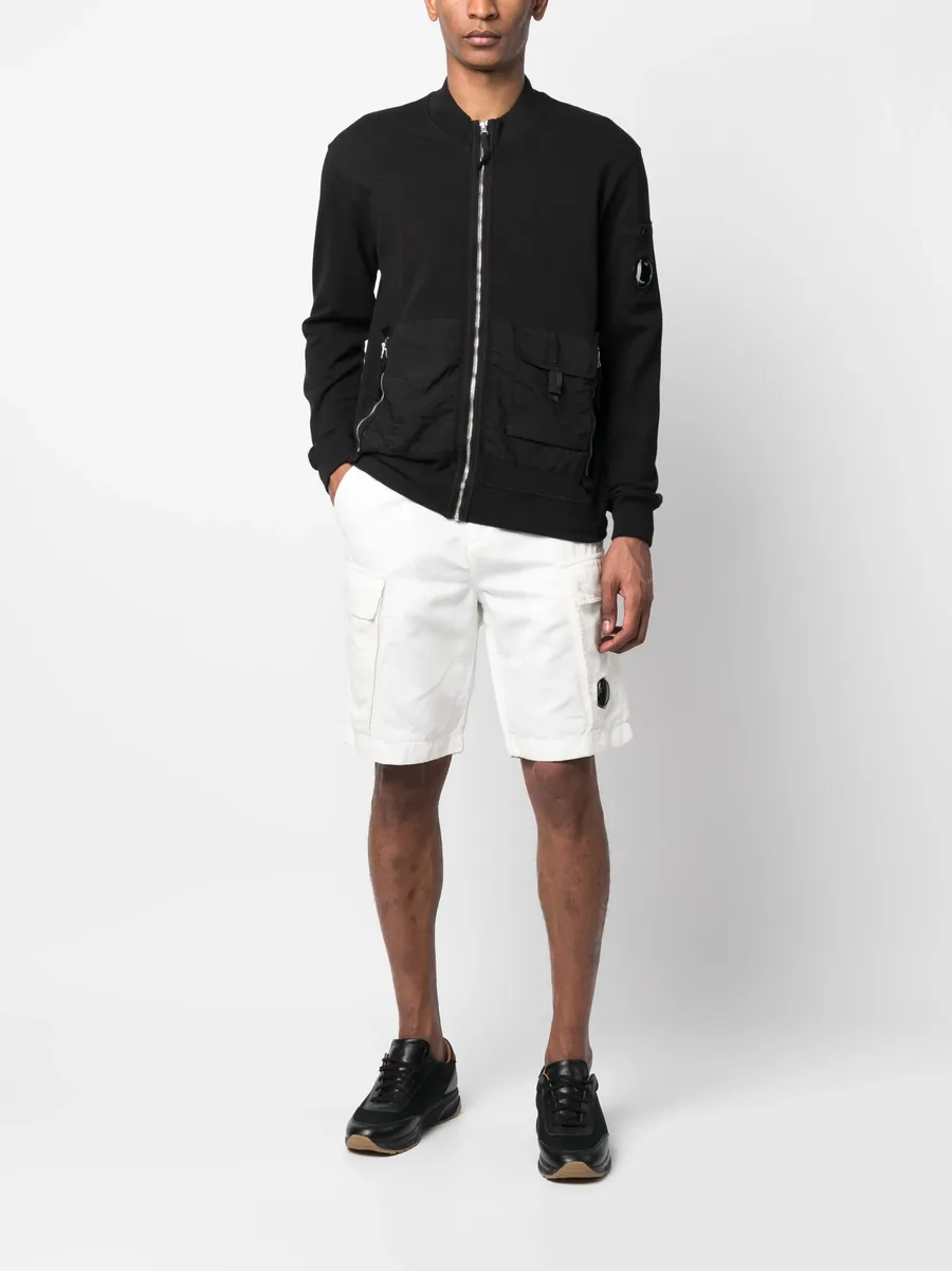 logo-plaque cargo shorts 3