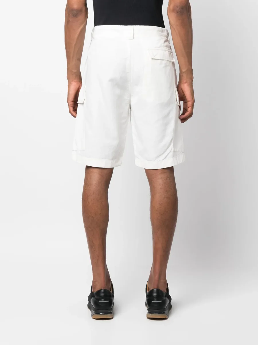 logo-plaque cargo shorts 7