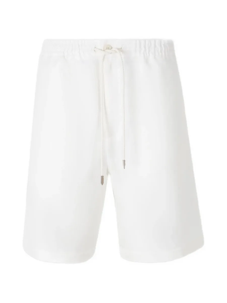 drawstring-waist shorts 1