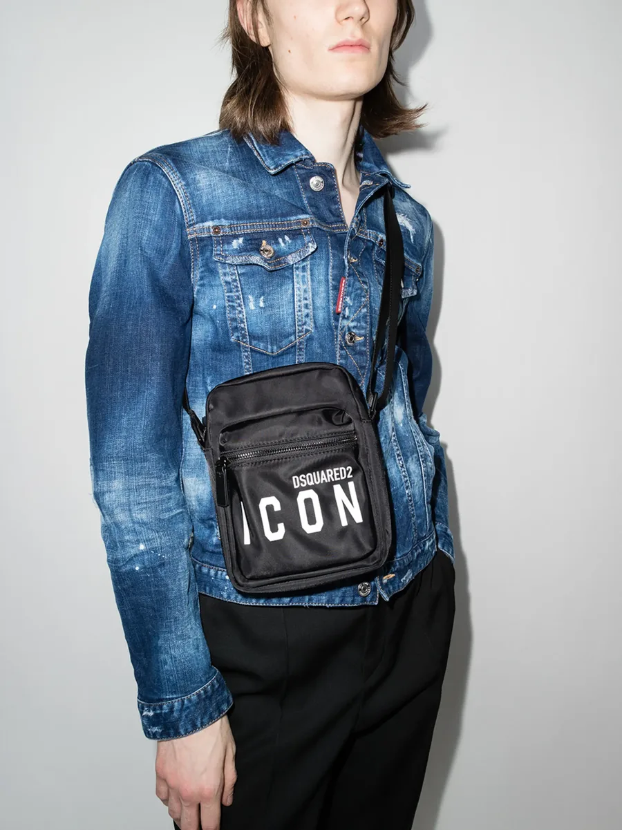 сумка-мессенджер Icon с логотипом 3