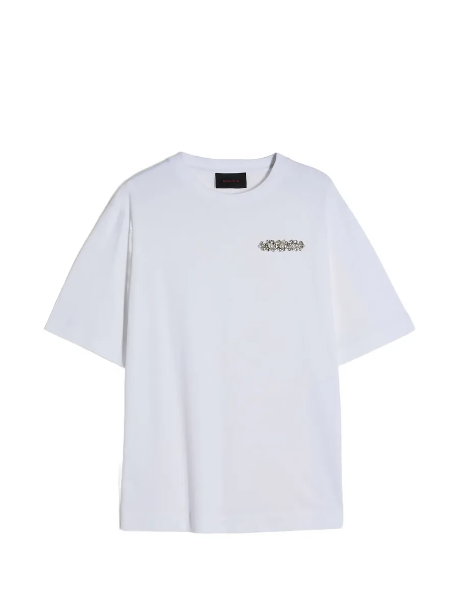 boxy embellished-detail T-shirt 2