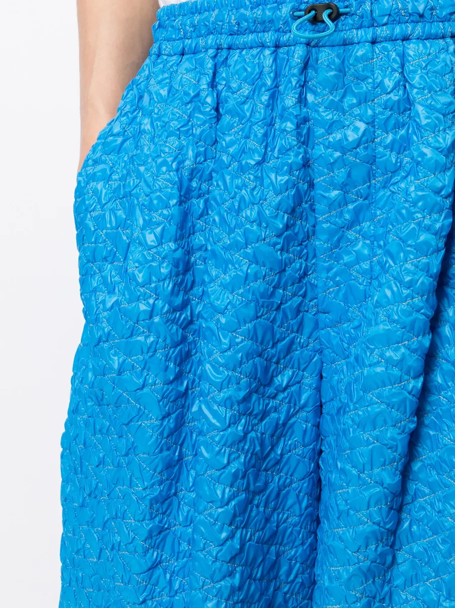textured drawstring shorts 10