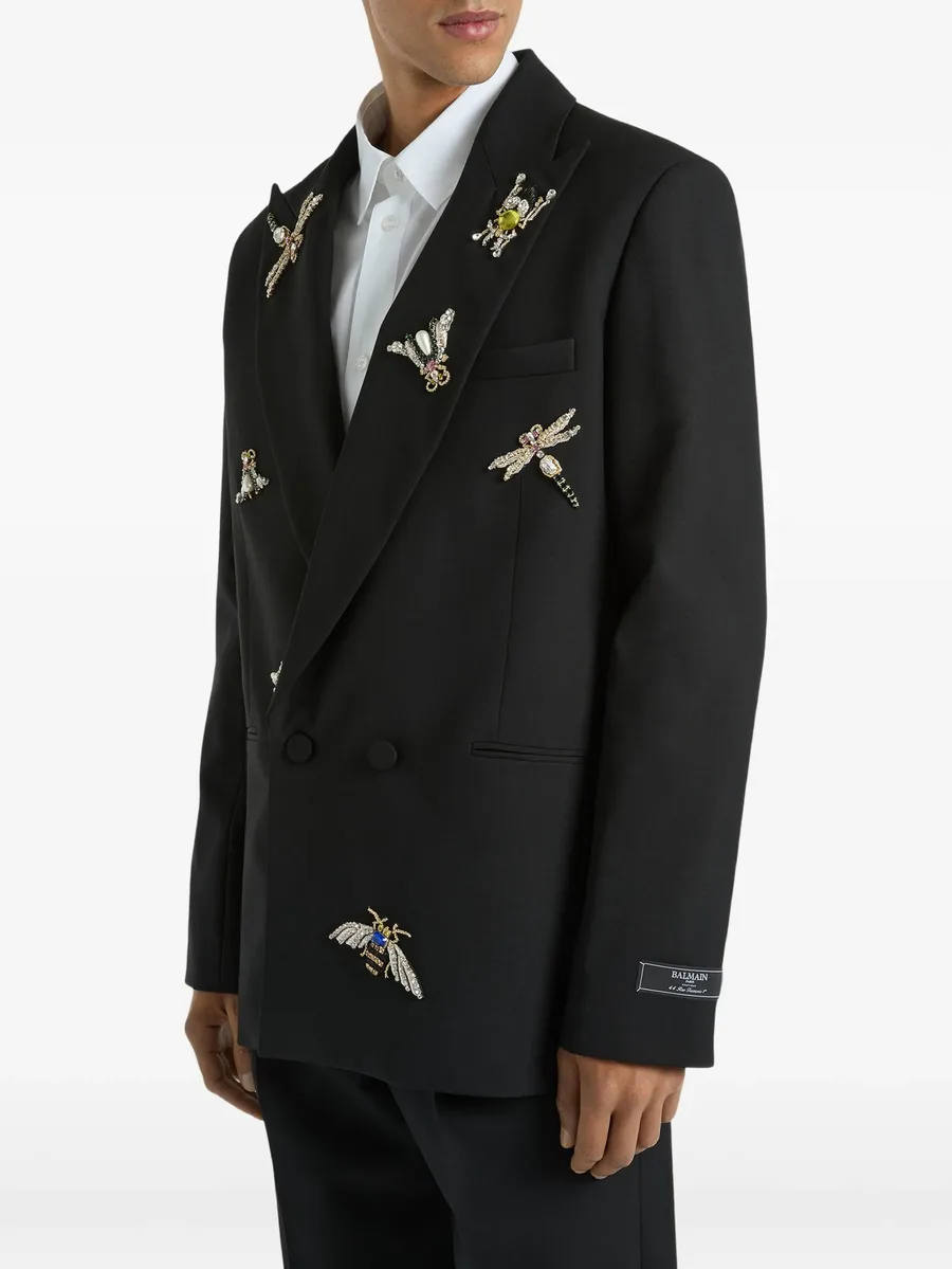 куртка Balmain Insect с вышивкой 6
