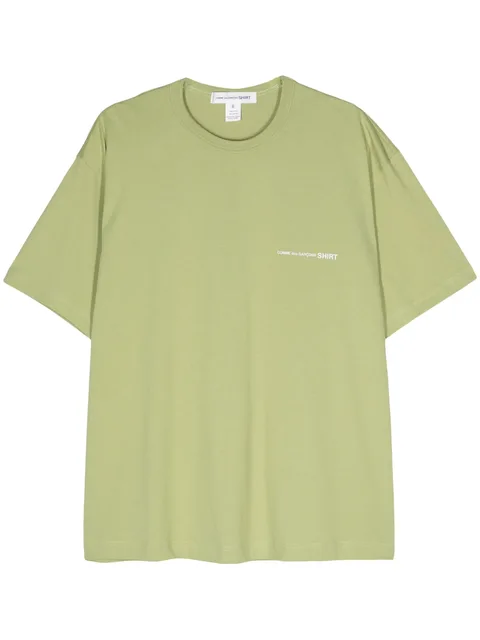 logo-print cotton T-shirt