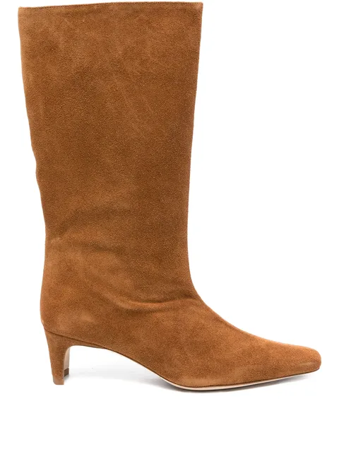 60mm Wally suede leather pointed-toe boots