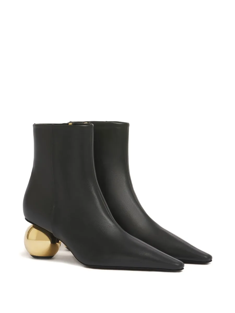 spherical-heel pointed-toe boots 4
