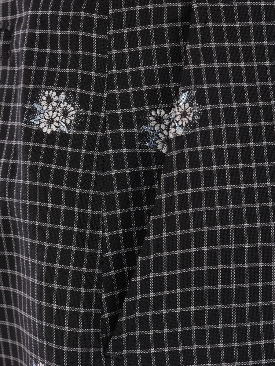 check-print shorts 10
