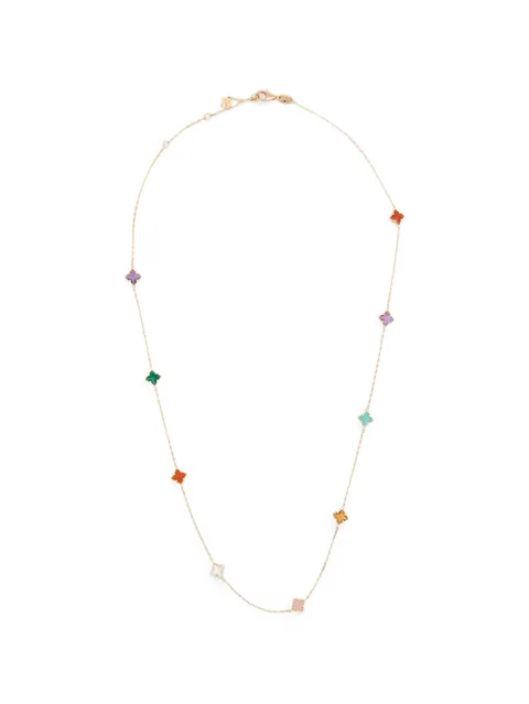 Princess Flower multi-gemstone necklace