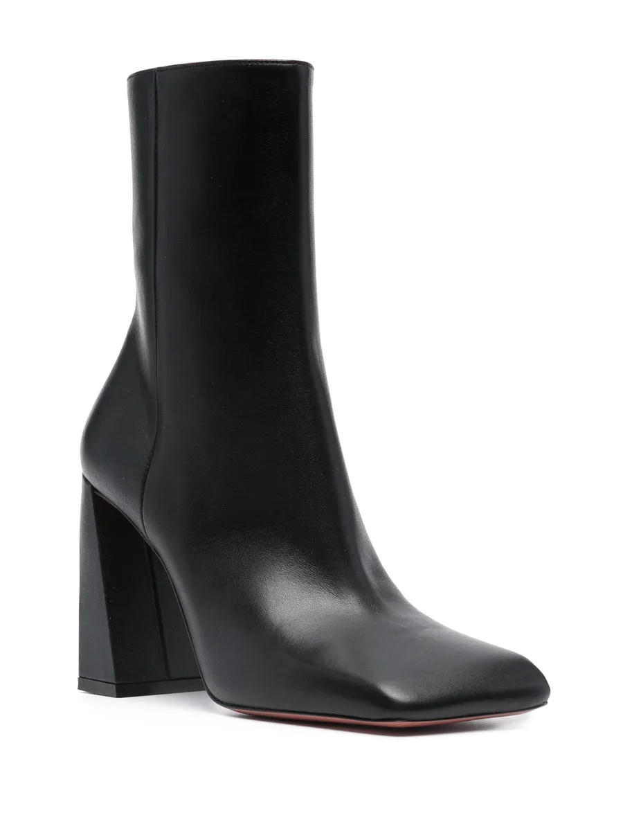Marine 100mm leather ankle boots 3