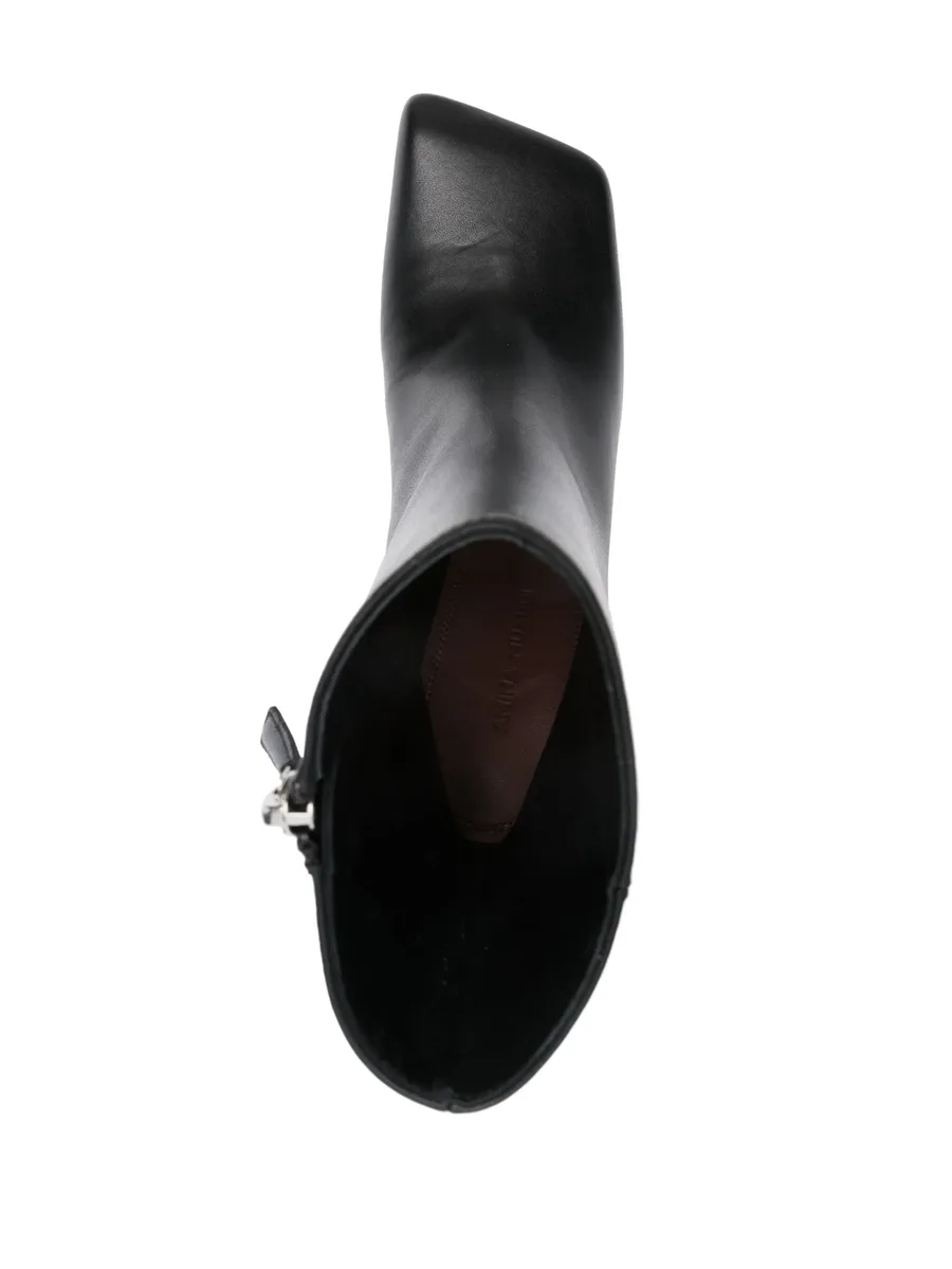 Marine 100mm leather ankle boots 7