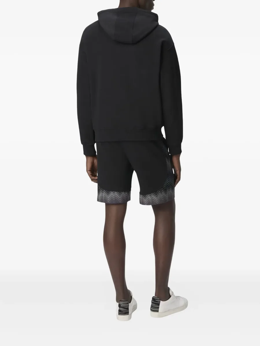 zigzag-pattern fleece shorts 5