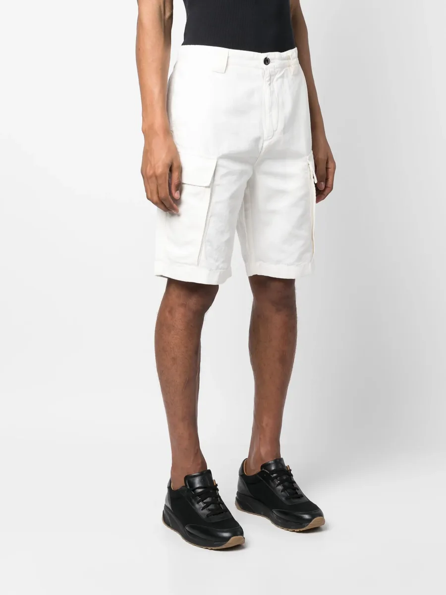 logo-plaque cargo shorts 6