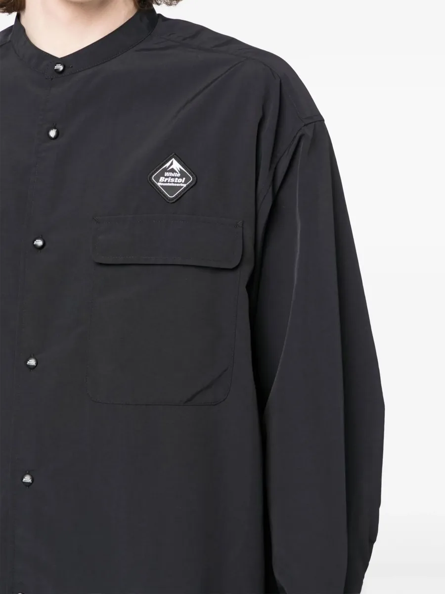 logo-patch shirt 10