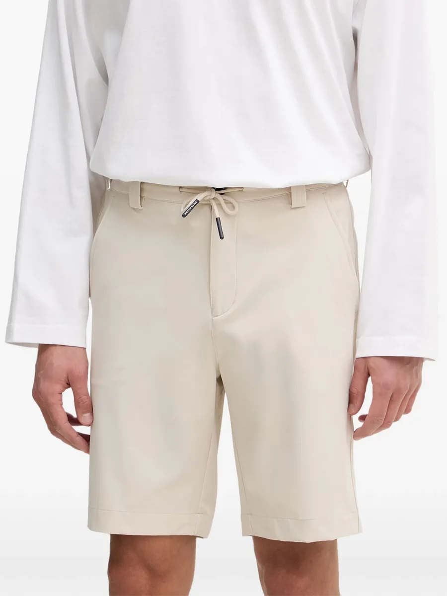 logo-patch drawstring shorts 1