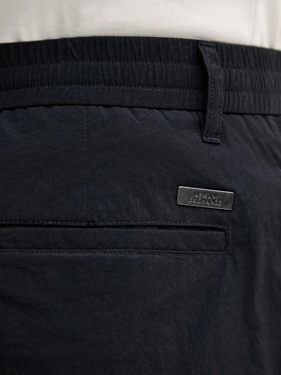 logo-plaque elasticated-waistband shorts 5