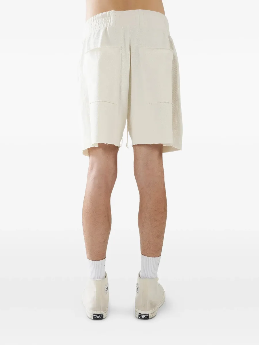 raw-cut drawstring shorts 5