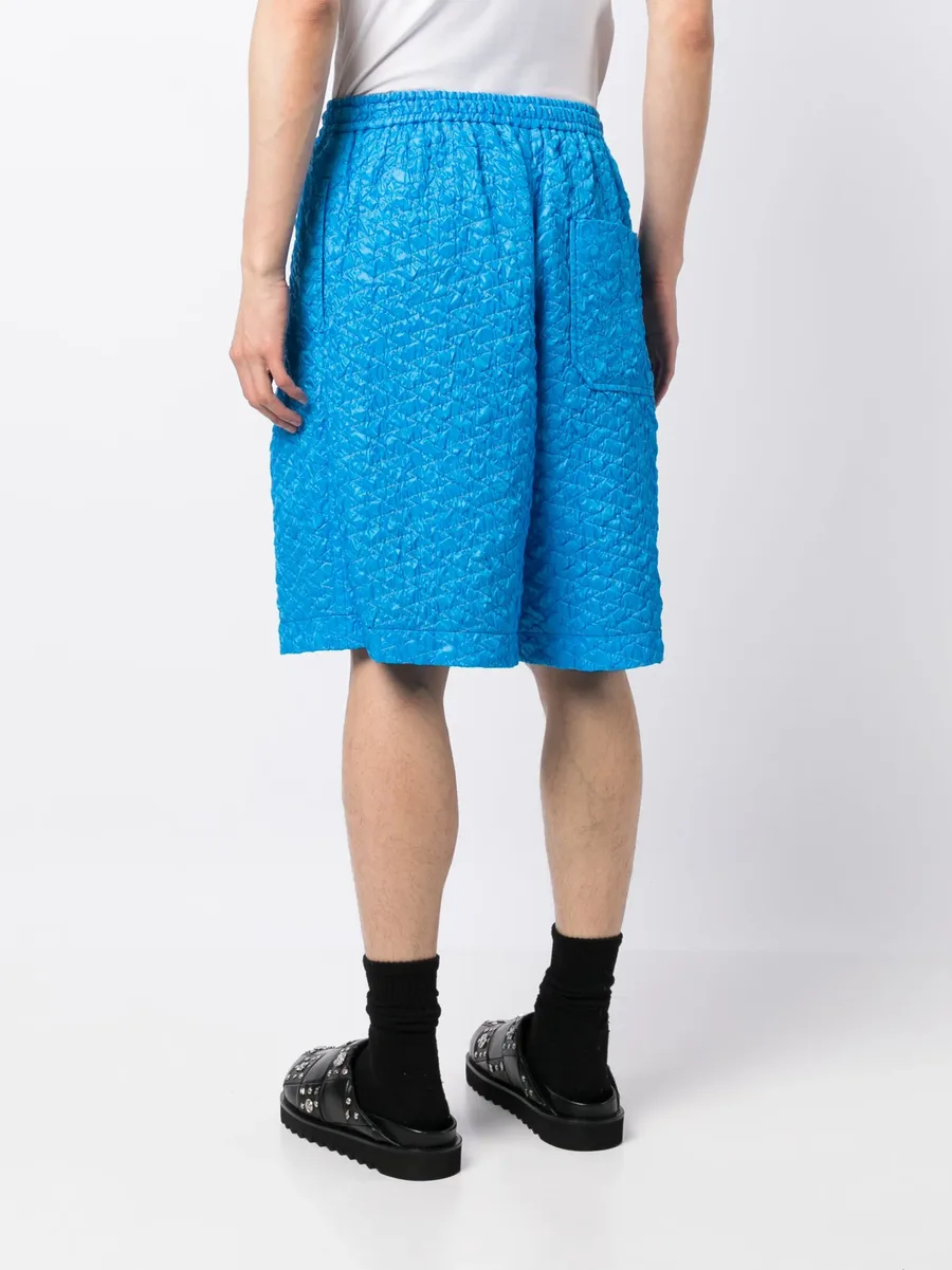 textured drawstring shorts 7