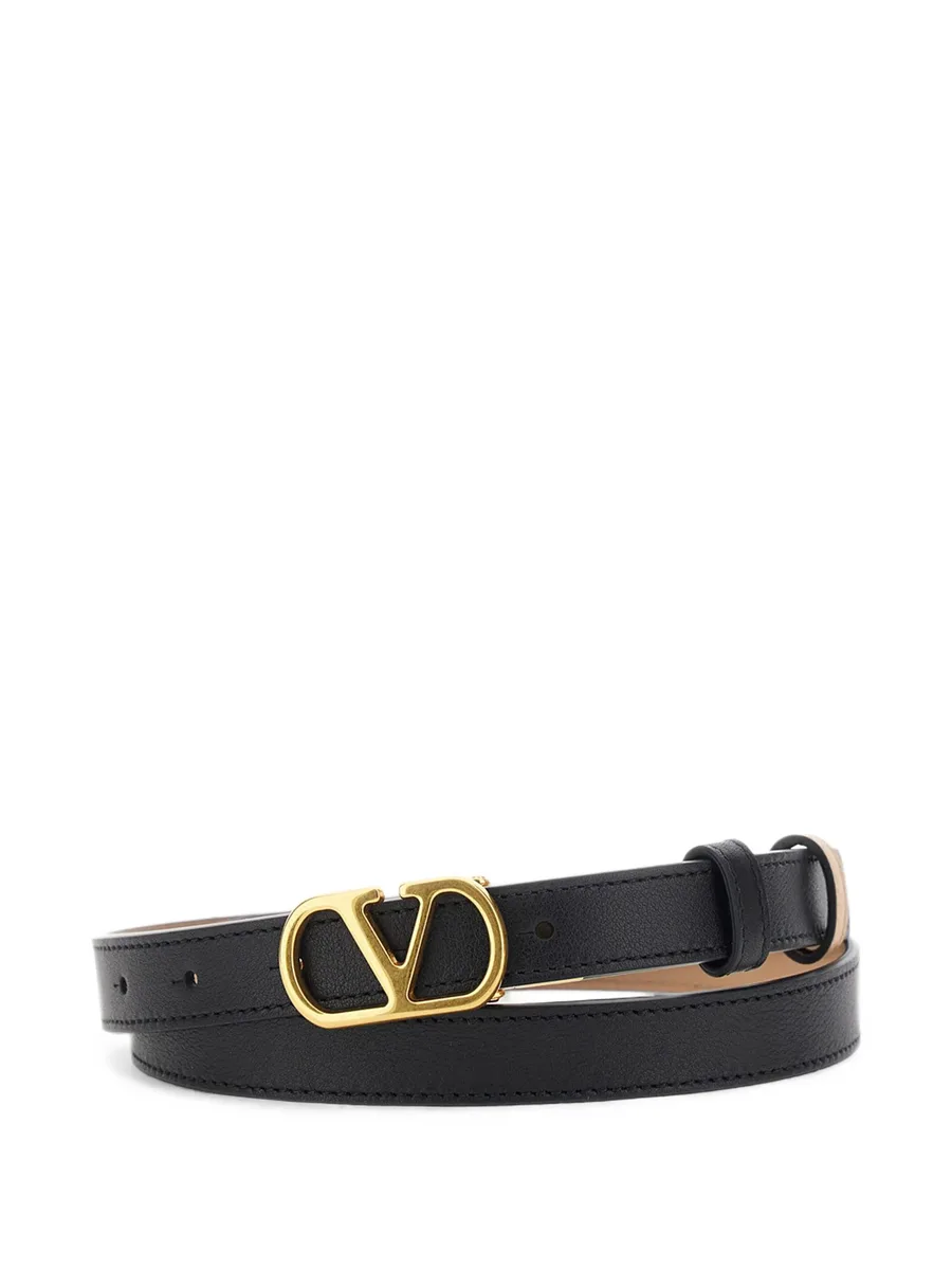 VLogo Signature reversible leather belt 1