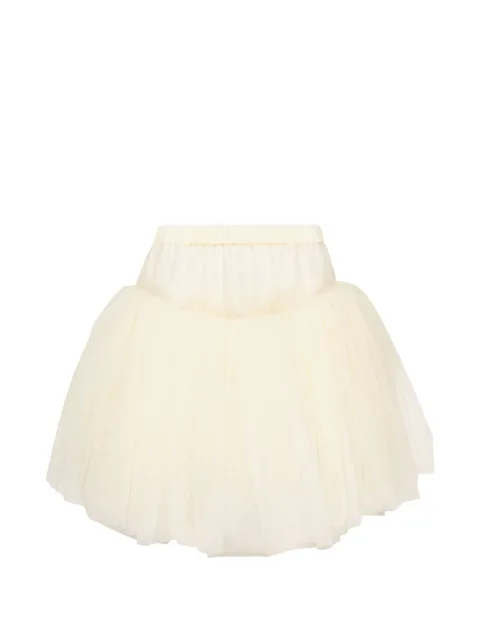 tulle layered mini skirt