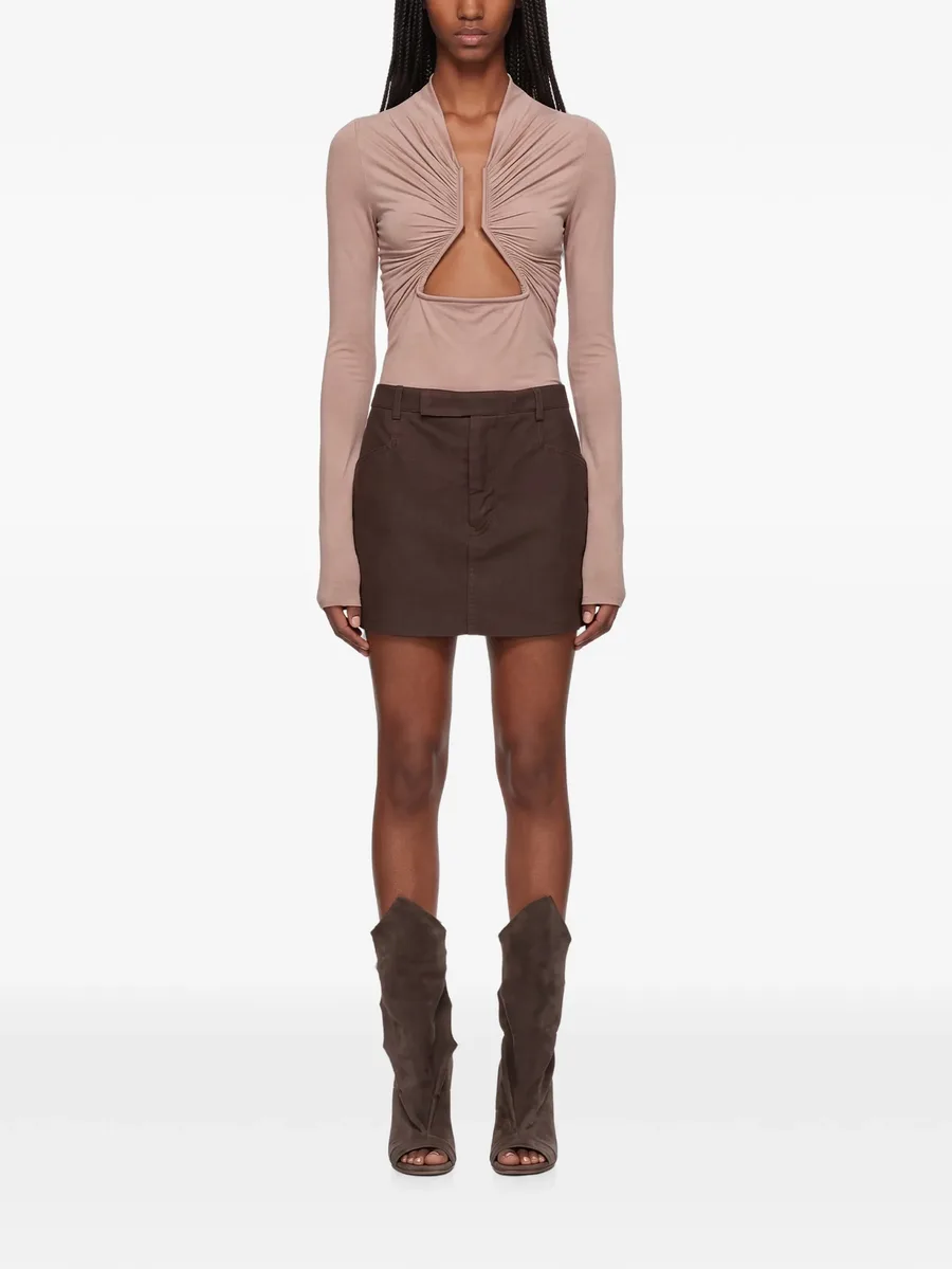 Firbanks belt-loops mini skirt 2
