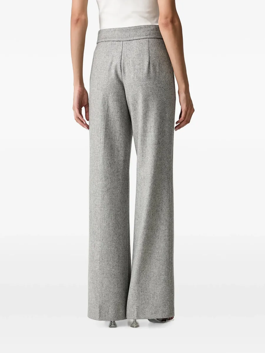 logo-plaque wide-leg trousers 3