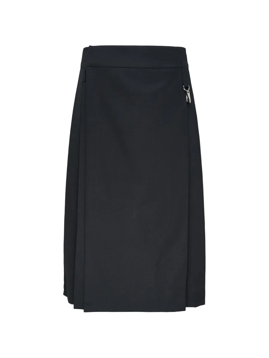 pleated kilt-style midi skirt 1