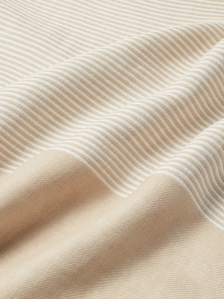 Oasi linen striped throw 5