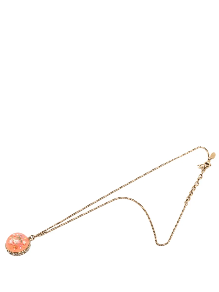 позолоченное колье с подвеской и логотипом CC (2009 год) 2