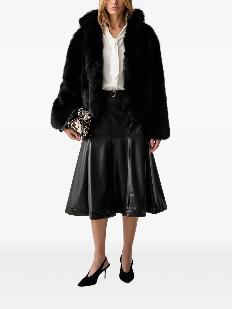 belted panelled midi skirt 2