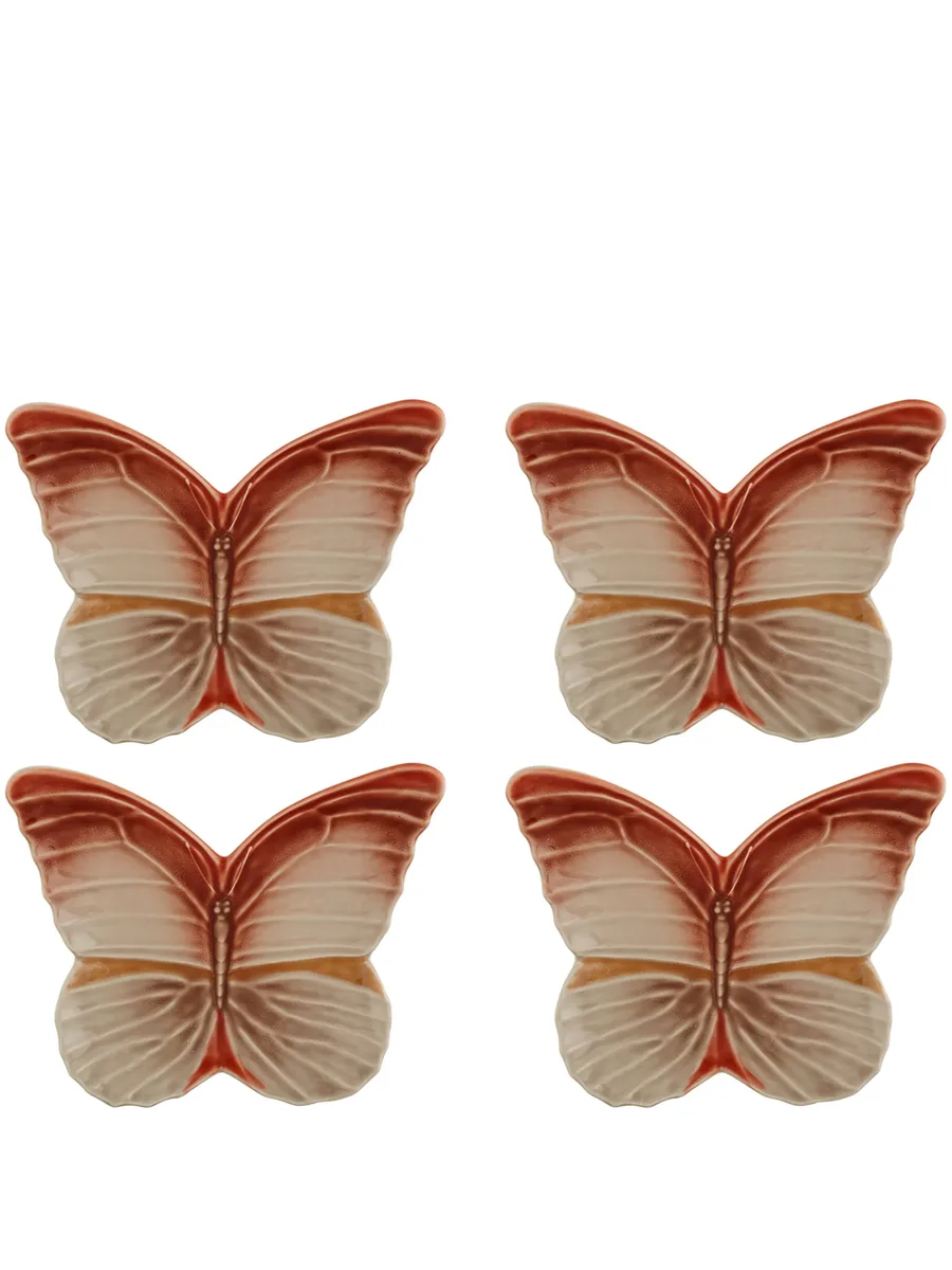 набор Cloudy Butterflies из четырех десертных тарелок 1